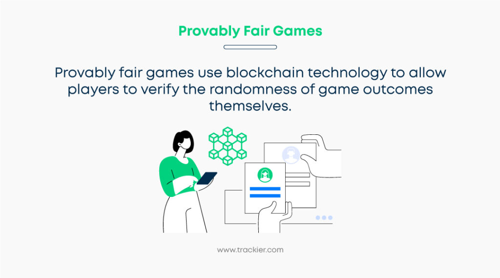 provably fair games definition gambling industry blockchain